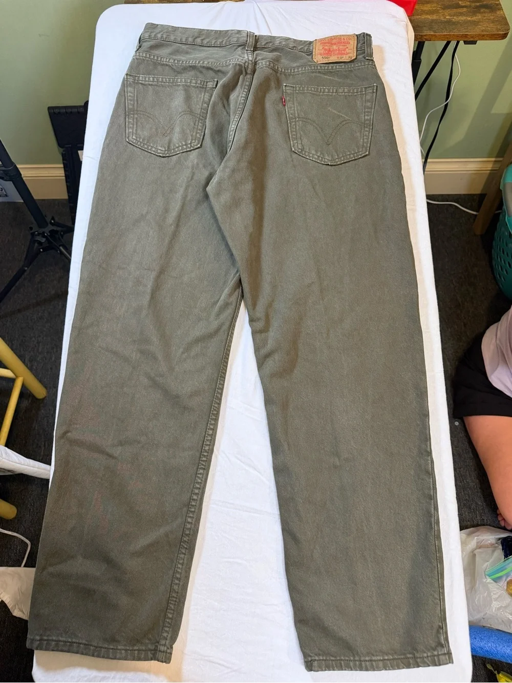 Levi's Olive/Taupe Straight-Leg Chinos